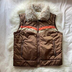 Charlotte Russe Retro Puffer Vest